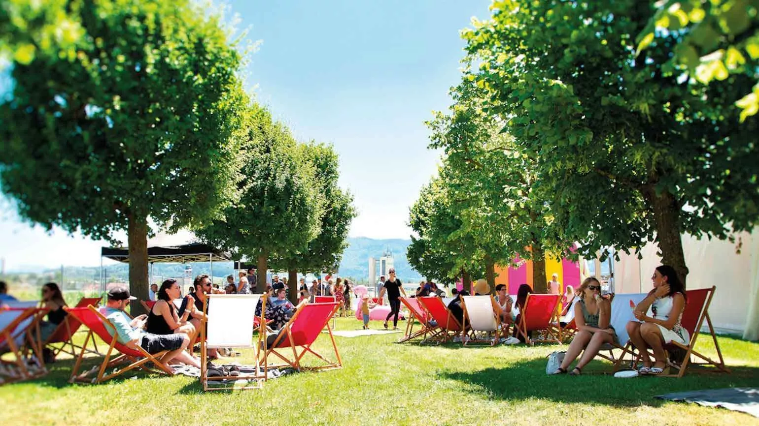 Outdoor Platz beim Fronius Sommerfest